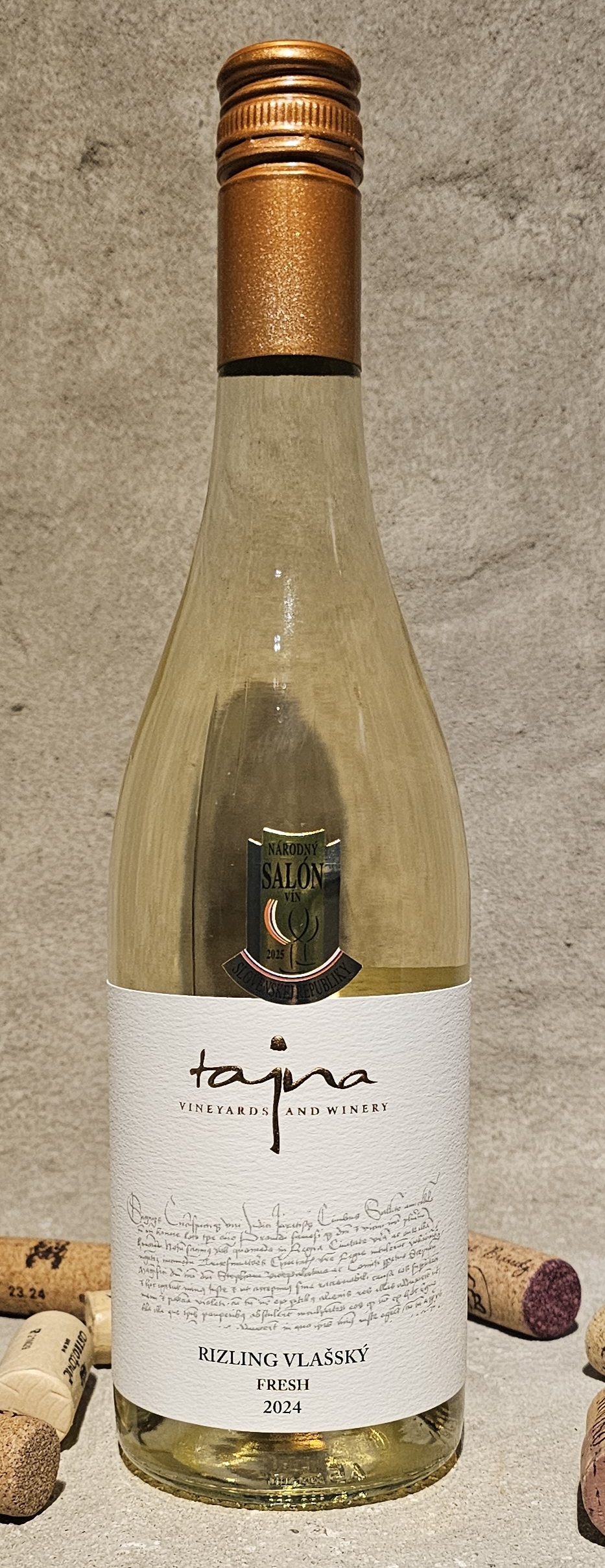 Rizling Vlašský Fresh - Tajna Vineyards & Winery