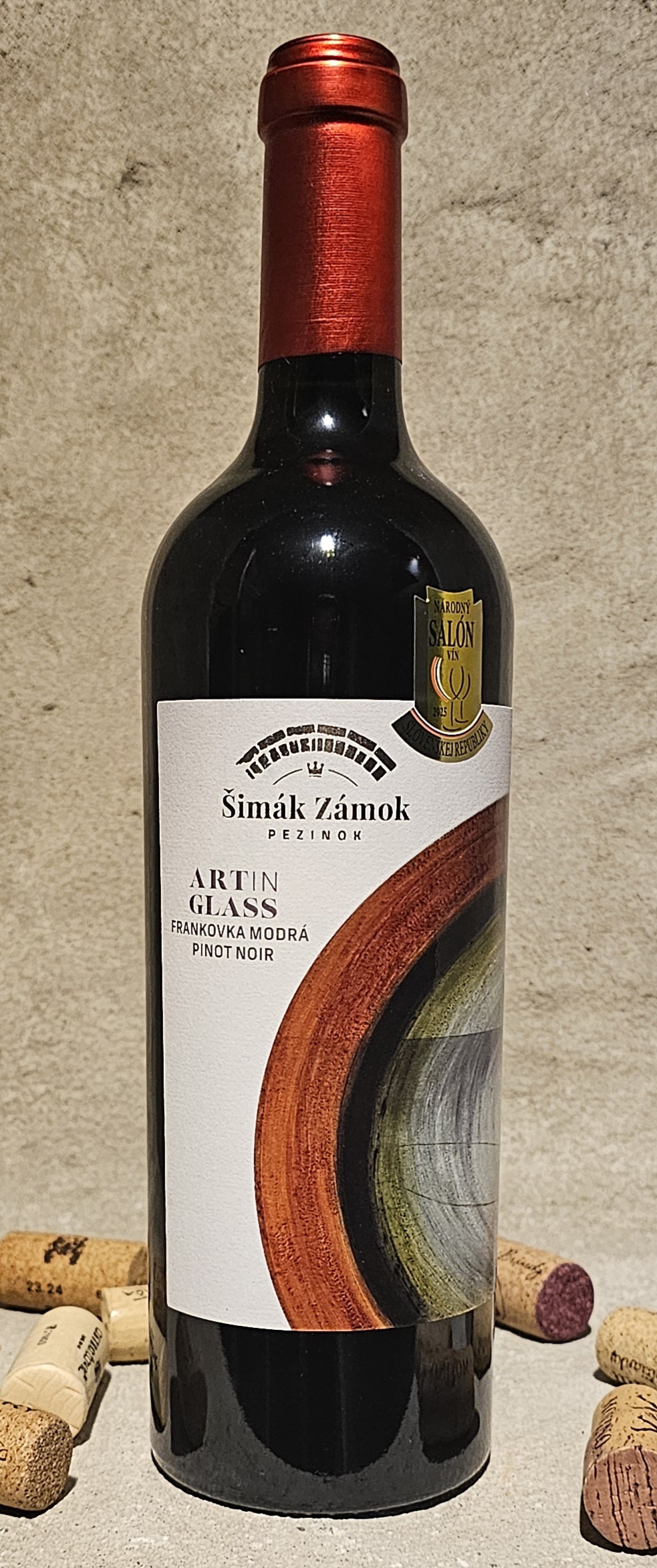 Frankovka modrá / Pinot noir ART IN GLASS - Zámocké vinárstvo